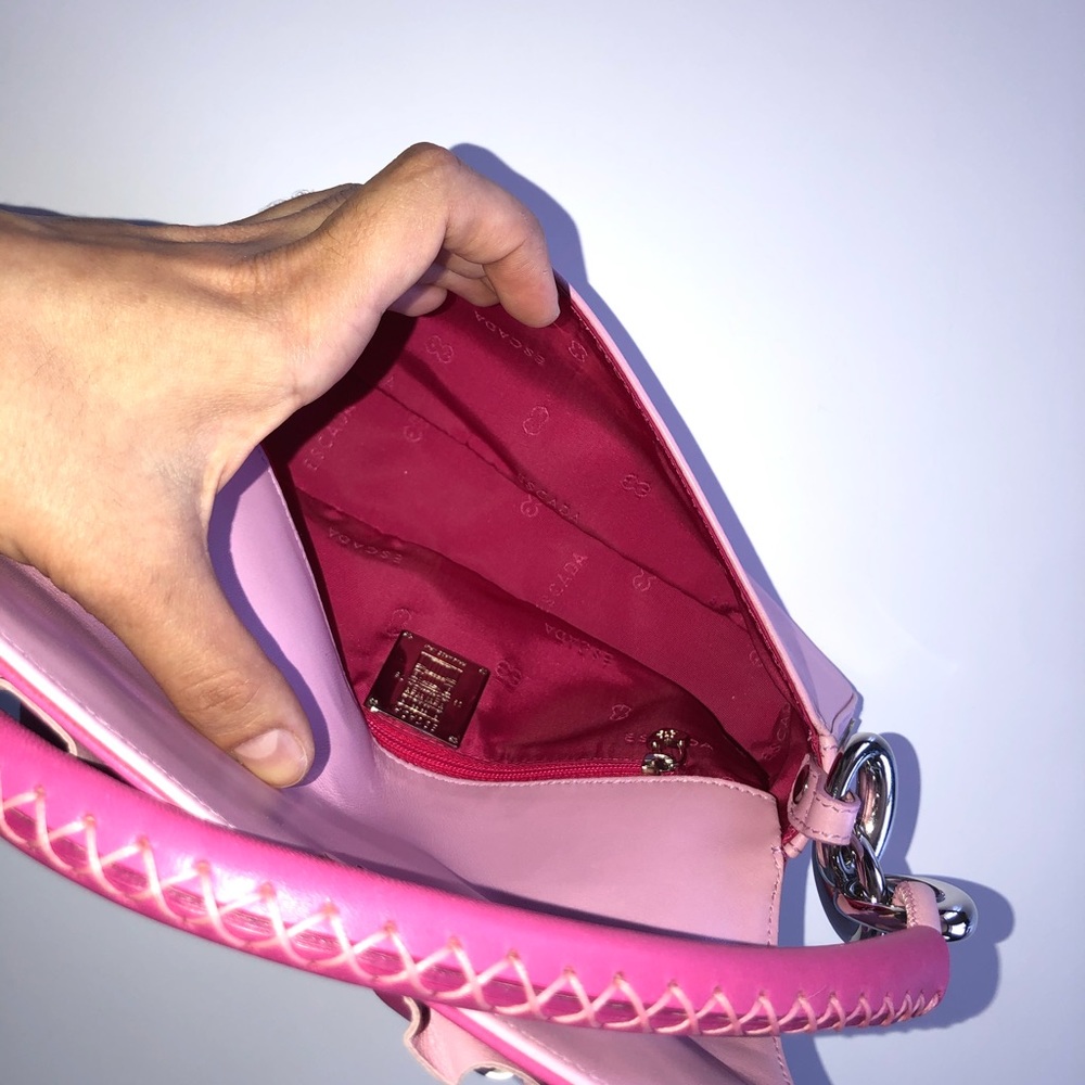 Escada Pink Ruffles Shoulder Bag - Picture 6 of 15